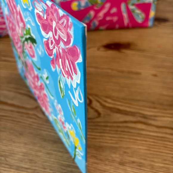 Hand Painted Lily Pulitzer Inspired Canvas - Picture 4 of 4
